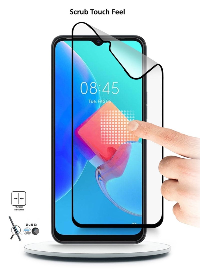Techie واقي شاشة سيراميكي غير لامع 9D لهاتف Tecno Spark 8C - Image 3