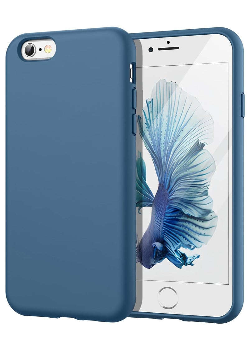 Raxoom Silicone Case for iPhone 6s/6 4.7 Inch, Silky-Soft Touch Full-Body Protective Case, Shockproof Cover with Microfiber Lining - Image 1
