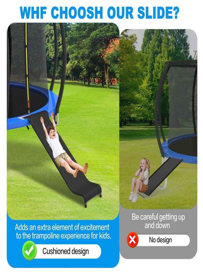 Wocarks Trampoline Slide for Kids,Ladder and Slide Attachment for 10-16ft - Image 5