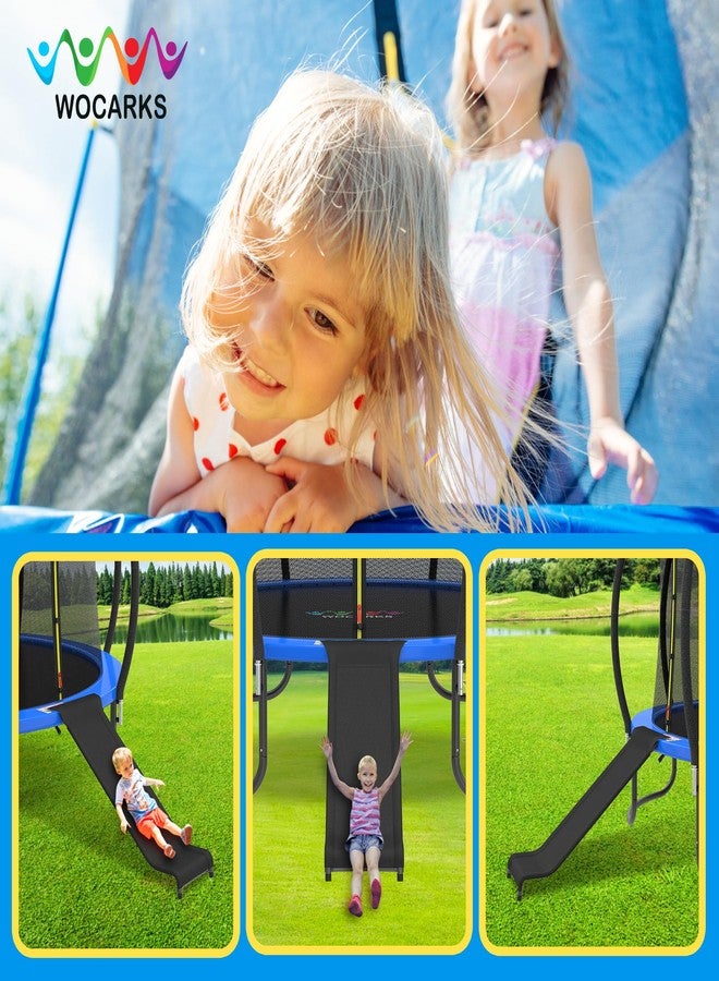 Wocarks Trampoline Slide for Kids,Ladder and Slide Attachment for 10-16ft - Image 4
