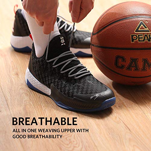 PEAK Men's Basketball Shoes Lightning Sport Shoes for Basketball, Running, Walking Obsidian - Image 3