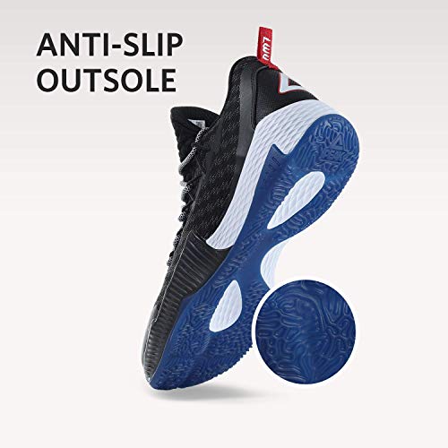 PEAK Men's Basketball Shoes Lightning Sport Shoes for Basketball, Running, Walking Obsidian - Image 2