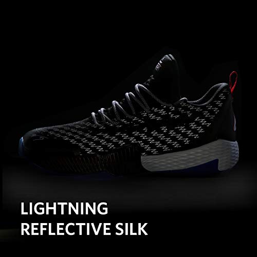 PEAK Men's Basketball Shoes Lightning Sport Shoes for Basketball, Running, Walking Obsidian - Image 5