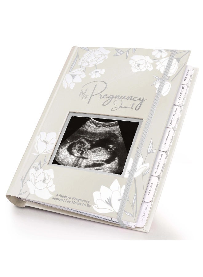 KeaBabies Blossom Pregnancy Journal, Pregnancy Memory Book, Chiffon - Image 1