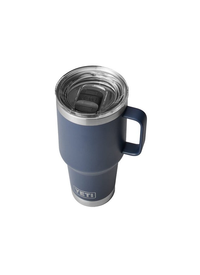 YETI YETI Rambler 30 oz Travel Mug, Stainless Steel, Vacuum Insulated with Stronghold Lid, Navy  - Image 1