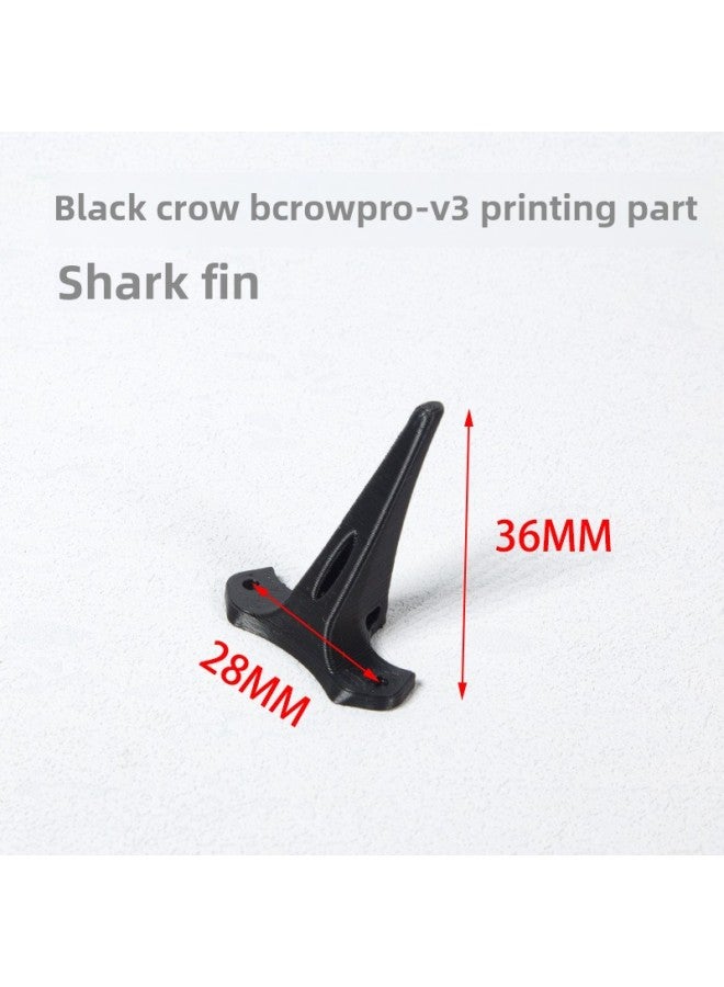 Black Crow Bcrow Pro V2 V3 Rack Prints Black Crow Racing Rack 5inch Machine Shark Fin Lens Rack-Color:Black Crow Pro V3 Shark Fin-Specification:Emerald Green