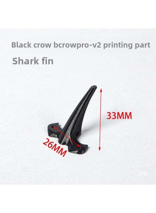Black Crow Bcrow Pro V2 V3 Rack Prints Black Crow Racing Rack 5inch Machine Shark Fin Lens Rack-Color:Black Crow Pro V3 Shark Fin-Specification:Emerald Green