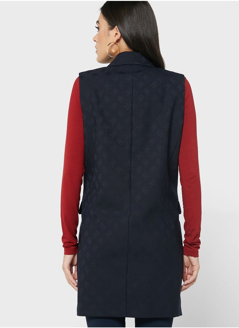 TOMMY HILFIGER - Longline Vest Coat - Image 1