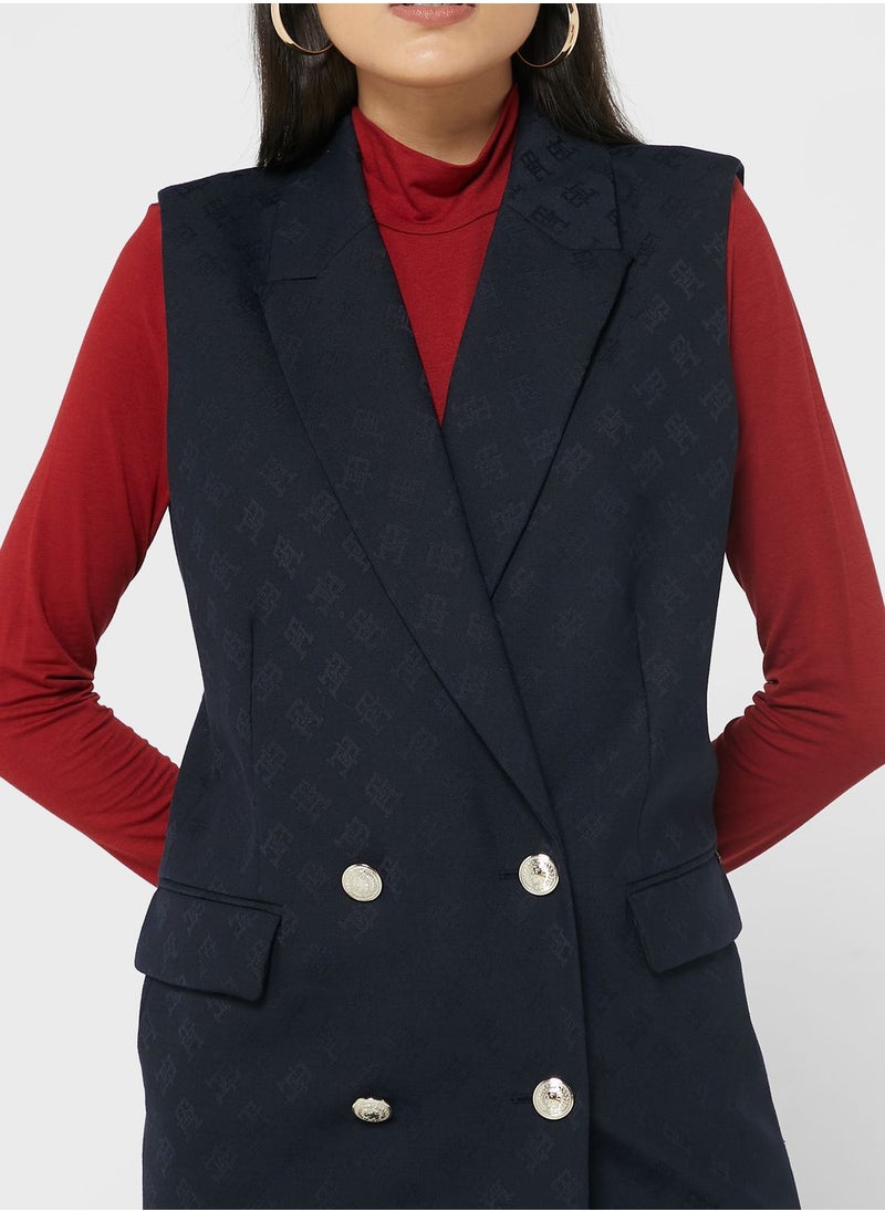 TOMMY HILFIGER - Longline Vest Coat - Image 1