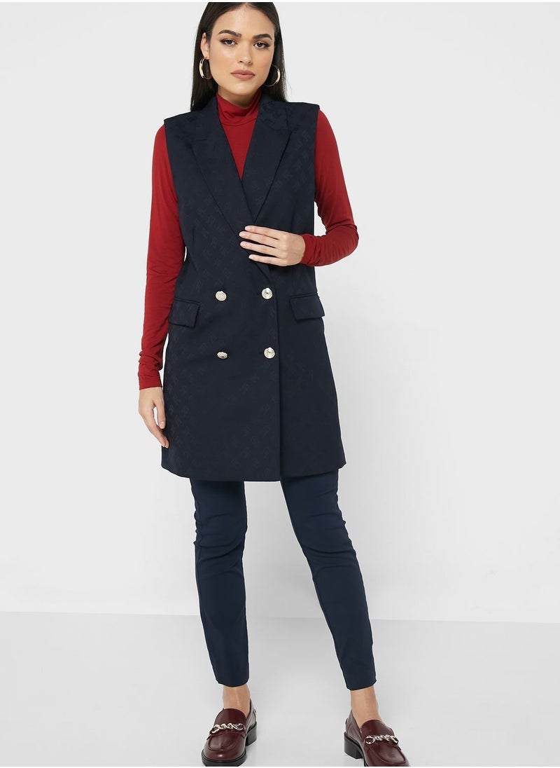 TOMMY HILFIGER - Longline Vest Coat - Image 1