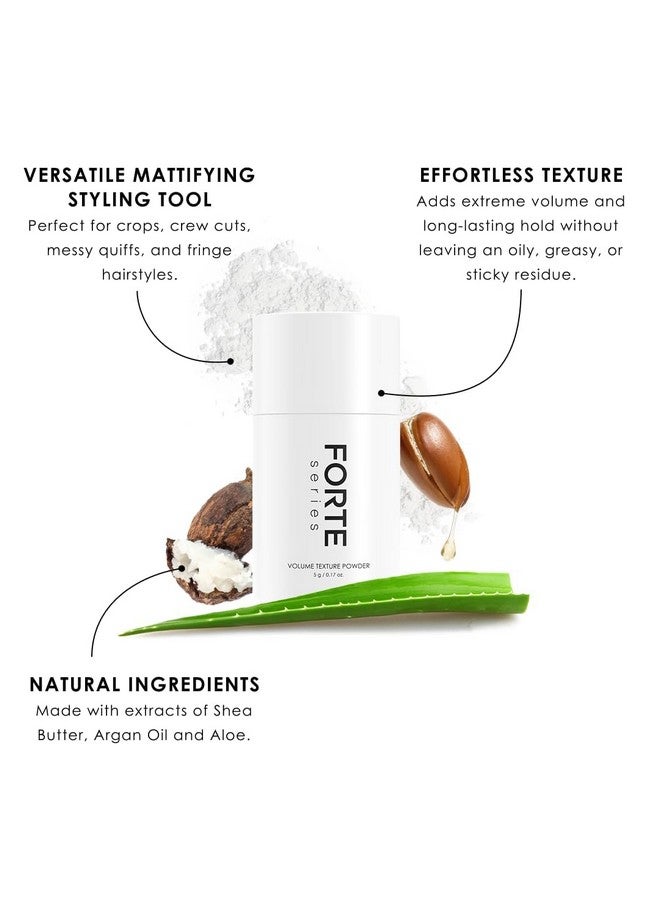 Alex Costa Hair Texture Powder by Forte Series, Volumizer for Fine Hair Volumizing Products for Men (0.1 oz) - Image 2