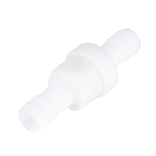 CentIoT - One-Way Non-Return inline check valve - white Plastic - for Water liquid gas (POM 8MM) - Image 1