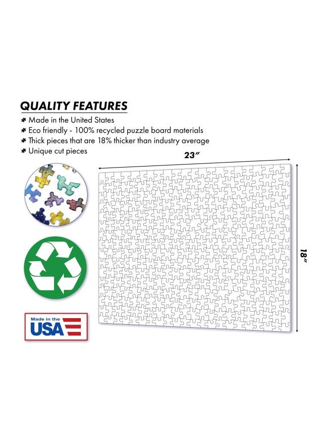 سبرينغبوك أحجية قطع تركيب بتصميم وجبة خفيفة، مكونة من 500 قطعة، طراز 33-01426. - Image 4