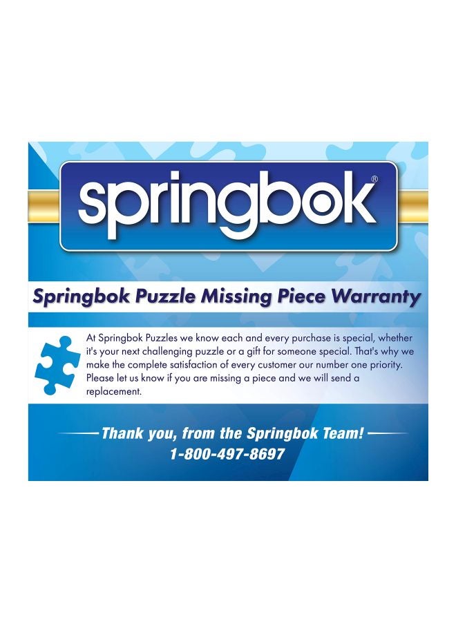 سبرينغبوك أحجية قطع تركيب بتصميم وجبة خفيفة، مكونة من 500 قطعة، طراز 33-01426. - Image 2