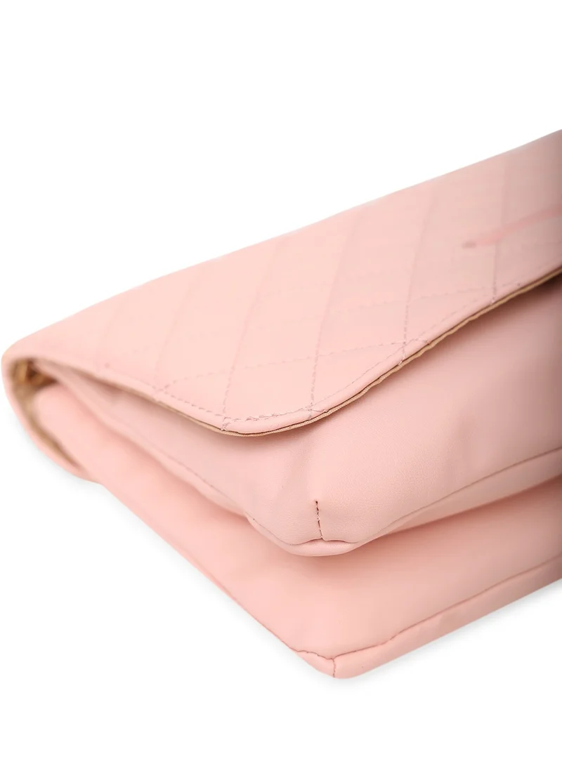 CAPRESE Caprese Cuddy Checkered Blush Faux Leather Medium Sling