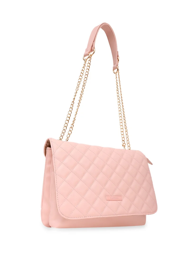 CAPRESE Caprese Cuddy Checkered Blush Faux Leather Medium Sling