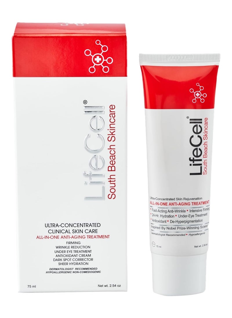 Lifecell Lifecell Anti Aging Wrinkle South Beach Skin Care 2.54oz  - Image 1