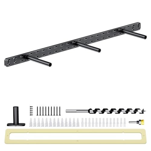 Craftersmark 1pc Floating Shelf Hardware Heavy Duty Hidden Shelf Brackets SupportWall Mounting Invisible Floating Shelves Bracket with Jig 34 x 8 x 15 with Tools - Image 1