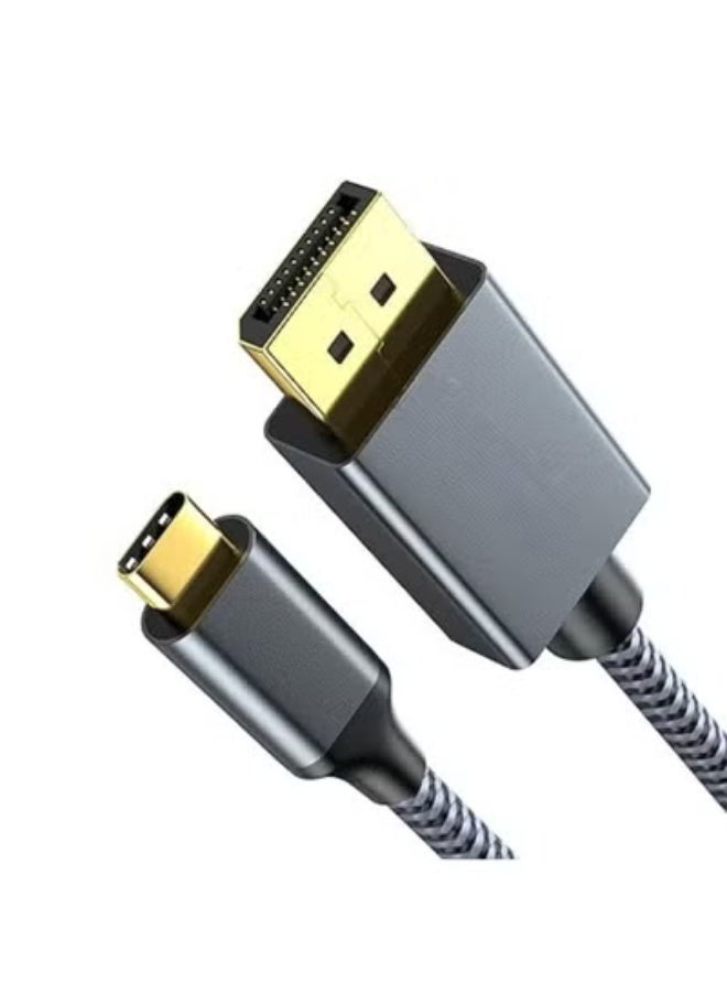 DriverGenius USB-C Video Adapter Cable 4K@60Hz 5Gbps 1.8m – PD 60W Fast Charging, Durable Braided Design - Image 2