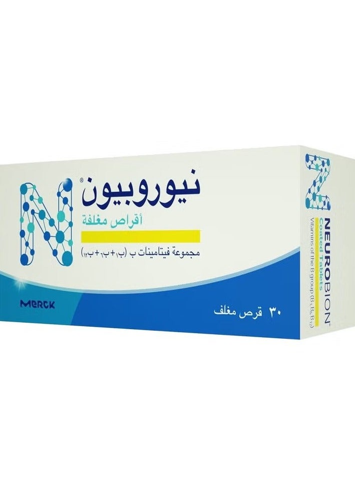 Neurobion Vitamin B1, B6 & B12 Supplement Tablets, Pack of 30's - Image 2