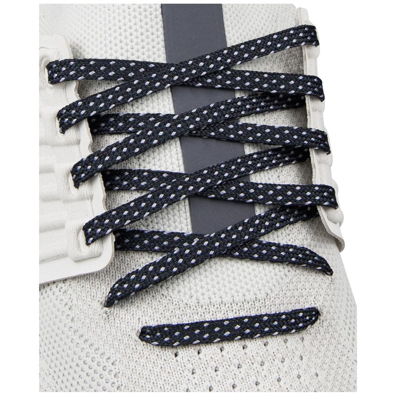 Endoto Shoe Laces for ON CloudMonster 7MM Flat Shoelaces Replacement Women Men Sneakers StringsColorBlackGraySize45Inch - Image 2