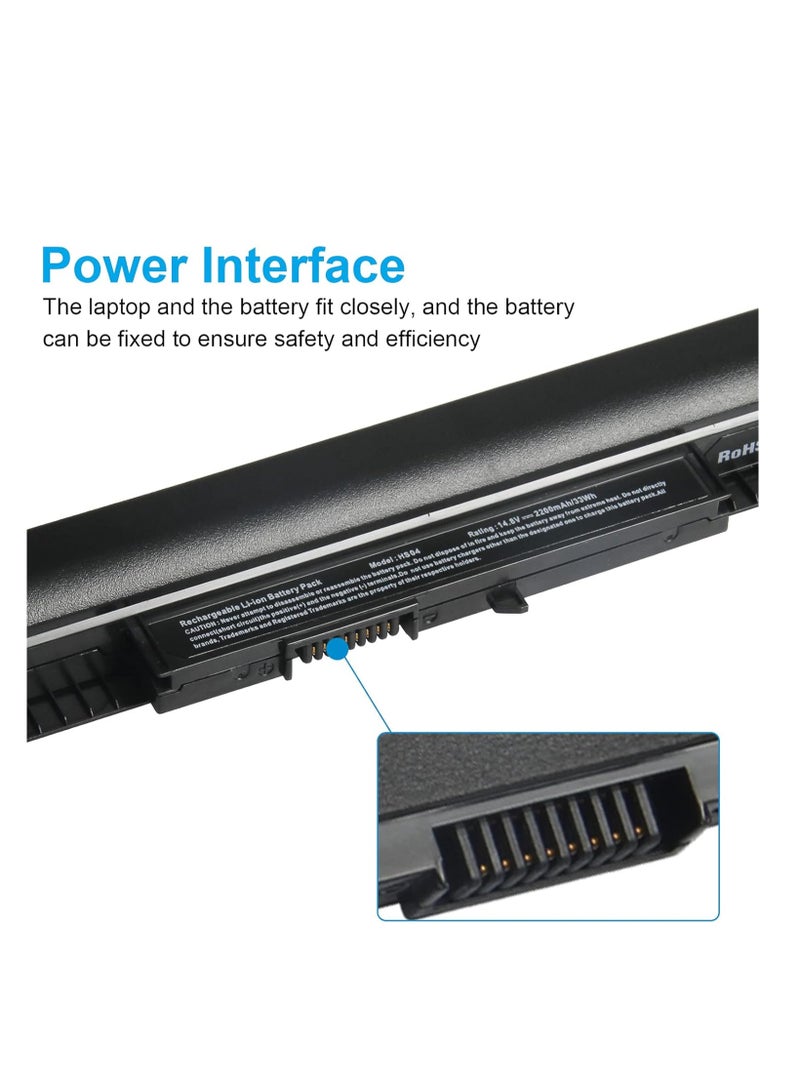 Asuncell Hp BP HS03 HS04 Laptop Battery for 240 G4 245 246 250 255 256 Notebook Series 14 14g 15 807612-421 807956-001 H. STNN N -LB6U HSTNN-LB6V Warranty and Support, 14.8V  - Image 4