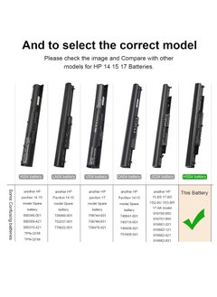 Generic Asuncell Hp BP HS03 HS04 Laptop Battery for 240 G4 245 246 250 255 256 Notebook Series 14 14g 15 807612-421 807956-001 H. STNN N -LB6U HSTNN-LB6V Warranty and Support, 14.8V  - Image 5