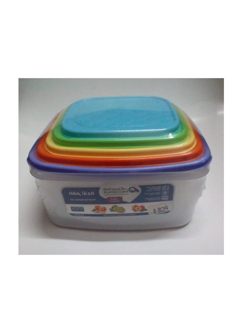 MEDSTAR Colombo Refrigerator Box Set 5 Box Medstar Multicolour 18112  - Image 1