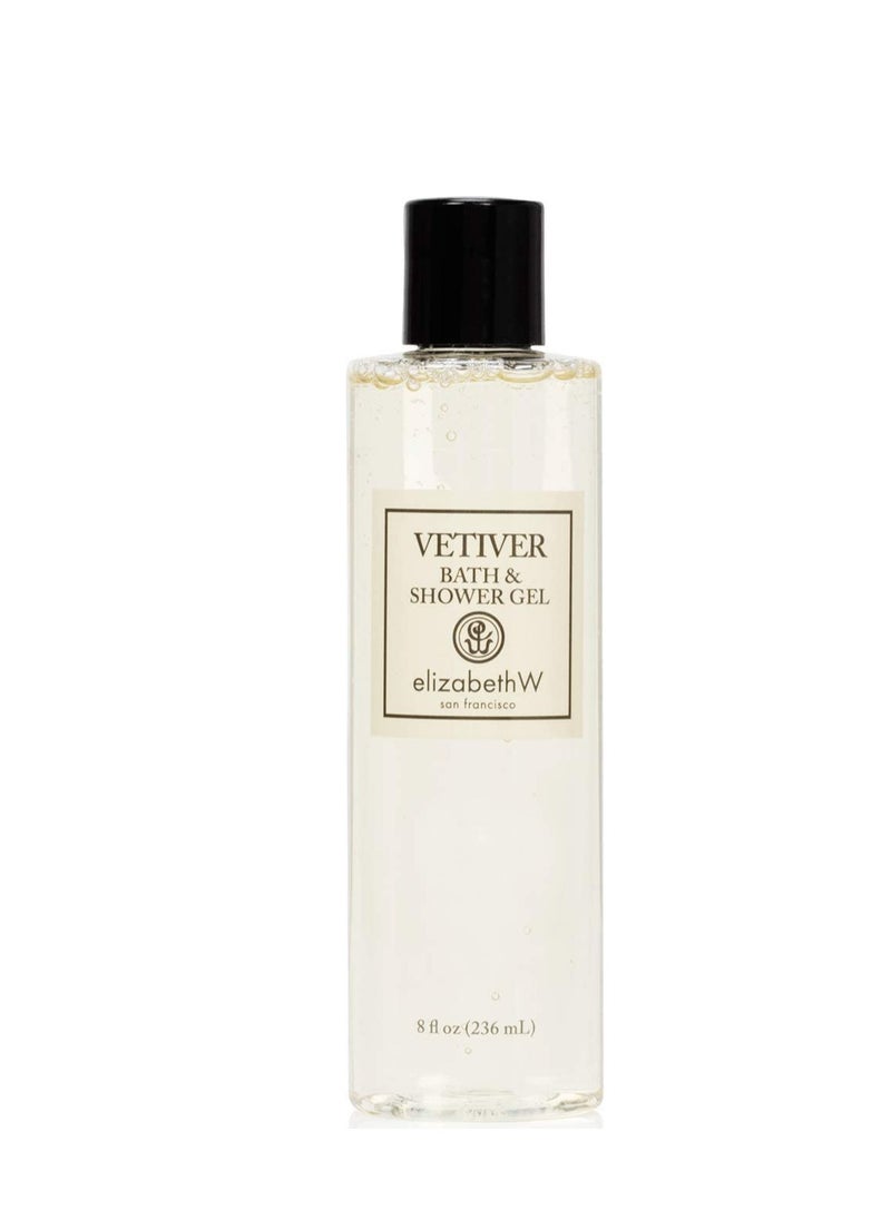 elizabeth W elizabeth W Vetiver Bath and Shower Gel - 8 Fluid Ounces 