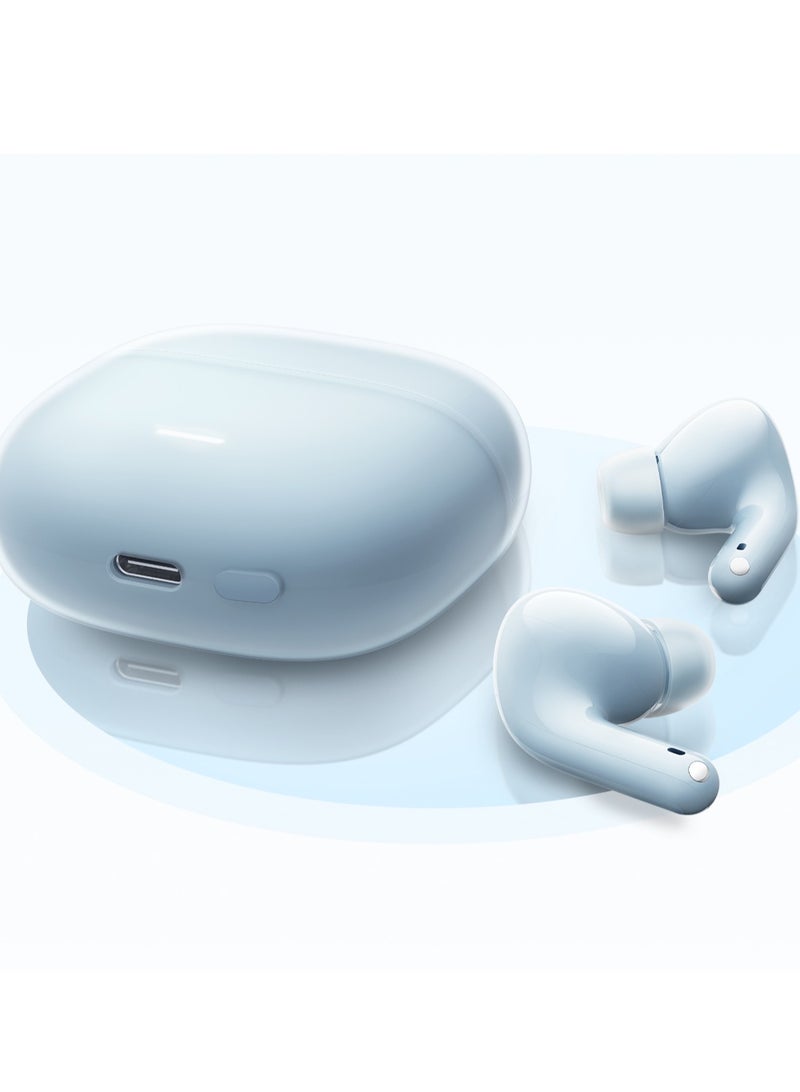 شاومي سماعات Redmi Buds 6 Lite مع خاصية إلغاء الضوضاء | ميكروفون مزدوج مع تقنية الذكاء الاصطناعي | عمر بطارية يصل إلى 38 ساعة | إعداد معادل الصوت باللون الأزرق - 40dB - Image 3