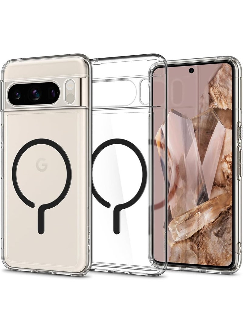 Spigen Ultra Hybrid Metal Ring MagFit for Google Pixel 8 PRO Case Cover One Tap MagSafe Compatible  - Image 1