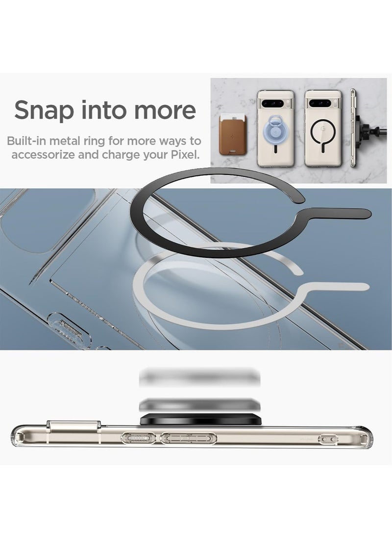 Spigen Ultra Hybrid Metal Ring MagFit for Google Pixel 8 PRO Case Cover One Tap MagSafe Compatible  - Image 4