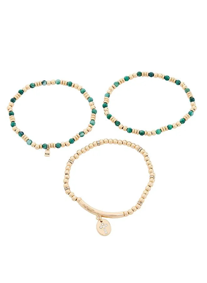 Nine West NINEWEST 19B01703 NECKLACE GREEN