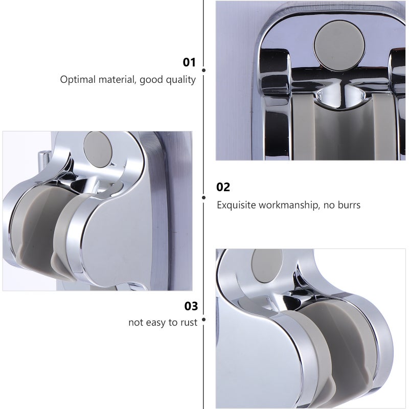 Shower Holder, Wall-Mounted Without Drilling, Durable for Home Bathrooms - Image 3