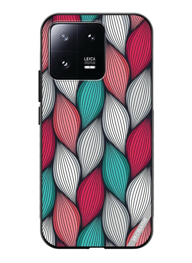 VR CREATIVE Protective Case Cover For Xiaomi 13 Abstract Design Multicolour - Image 1
