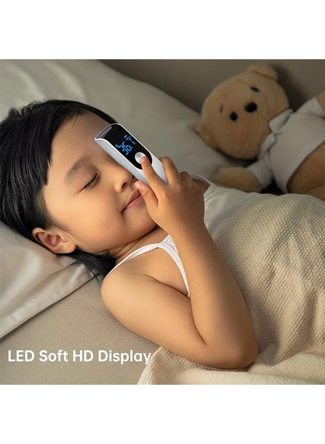 ترمومتر حرارة بالأشعة تحت الحمراء طبي منزلي رقمي LCD للأطفال والبالغين بدون اتصال ليزري لقياس درجة حرارة الجسم عن طريق الأذن - Image 3