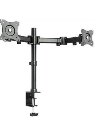 Fully Adjustable Dual Monitor Desk Mount Stand for 2 LCD Screens – Height Adjustable, Swivel, Tilt, Cable Management, Heavy-Duty Base for Home & Office – Ergonomic Monitor Mount for Optimal Viewing & Workspace Organization - pzsku/ZFBBF91AD342500B65119Z/45/_/1739907553/3f1ea212-3add-4294-8e0d-9c2dae36ee9c