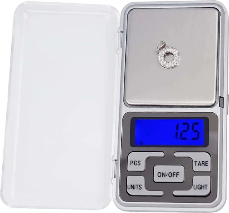 Rennway Digital Precision Electronic Jewelery Pocket Scale Weighing 200 gr / 0.01 gr