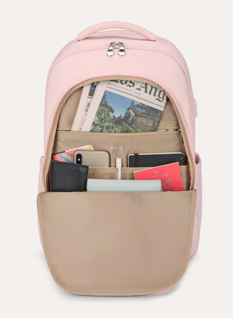 BAGSMART Bonchemin 15.6 inch Laptop Backpacks with USB Charging Port - Image 5