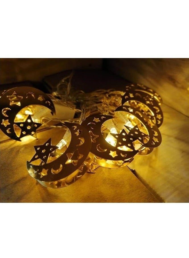 زينة رمضان سلك اضاءة 10 قطعة بطول 3 متر - Image 2