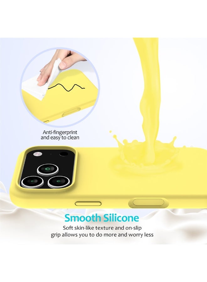 Houmt iPhone 17 Pro Case Soft Silicone Cover with Microfiber Lining Full-Body Protective Case For iPhone 17 Pro - Image 5