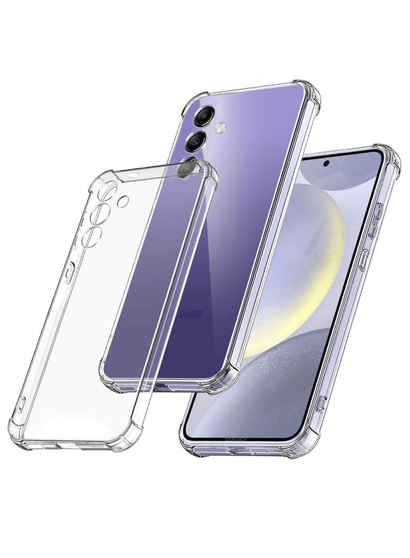 BORTONY Samsung S24 Plus Case 5G Clear Anti-scratch Soft Back Galaxy S24 Plus Cover Slim and Soft TPU Full Coverage Drop Proof for Samsung S24 Plus Case 6.7 inch - Image 1