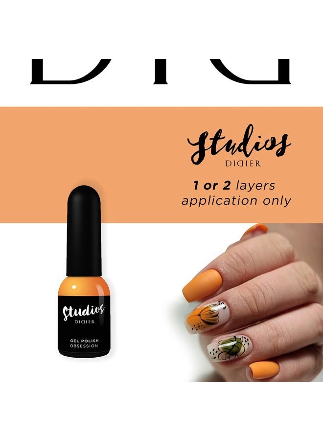 DIDIER LAB Studios Gel Polish Obsession - Professional Manicure Pedicure Products - Rich Pigment for Complete Nail Coverage - Flawless Shine - Suitable for Beginners - For UV Lamp - Gift for Women - Image 5
