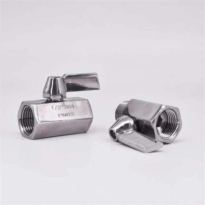 1 2 Inch Stainless Steel Mini Sanitary Ball Valve BSP NPT Female to Female - Image 4