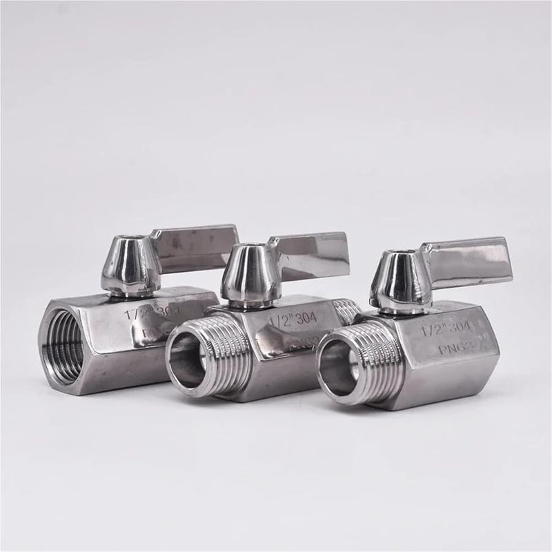 1 2 Inch Stainless Steel Mini Sanitary Ball Valve BSP NPT Female to Female - Image 3