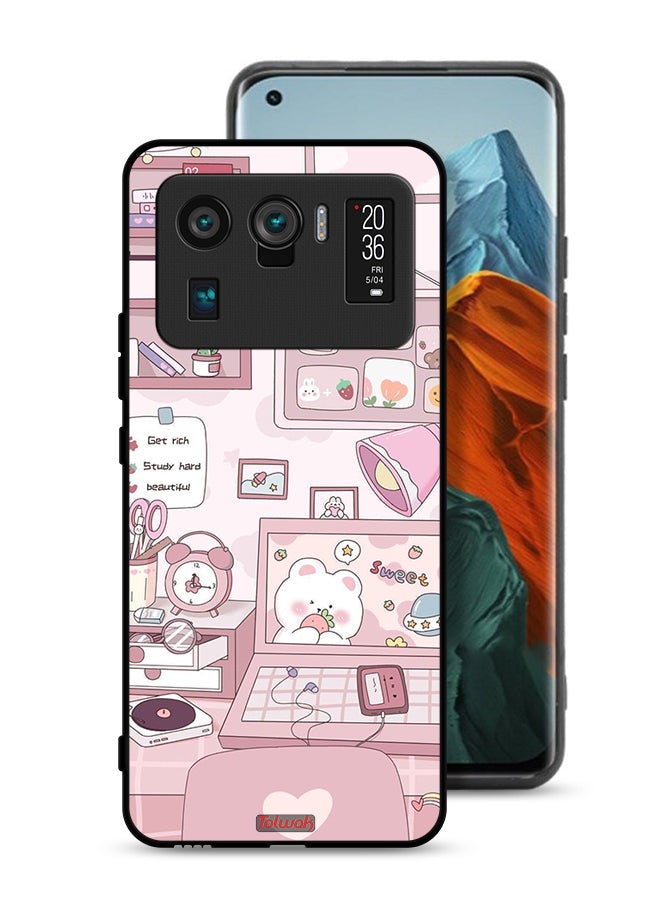 Tolwak Xiaomi Mi 11 Ultra Protective Case Cover Get Rich Study Hard - Image 1