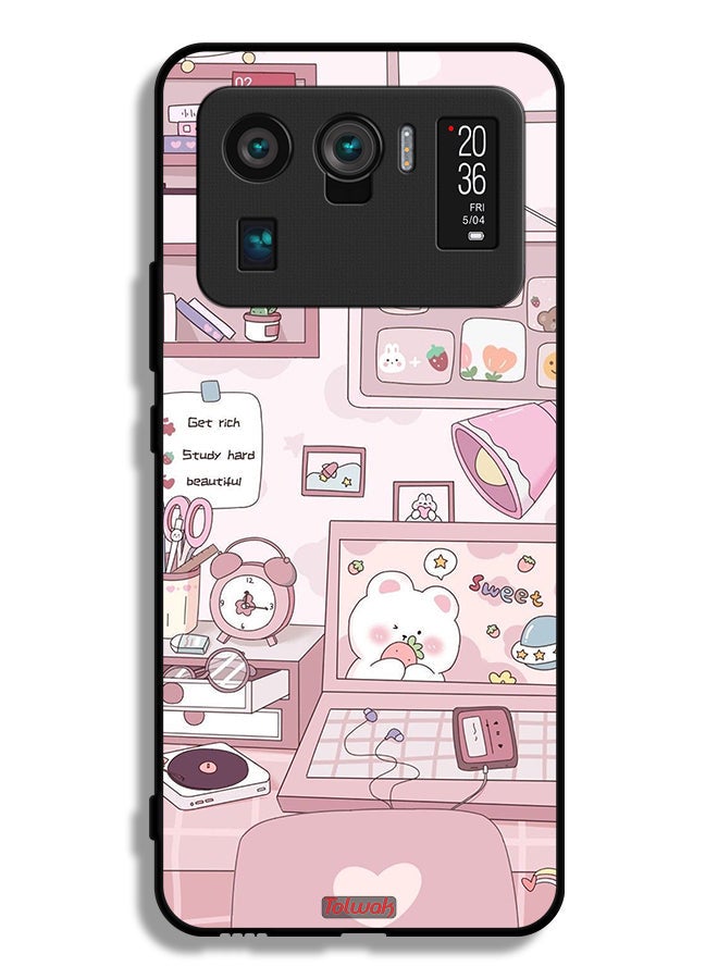 Tolwak Xiaomi Mi 11 Ultra Protective Case Cover Get Rich Study Hard - Image 2