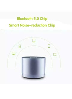 EWA EWA A3 Mini Speakers 8W 3D Stereo Music Surround Wireless Bluetooth Speakers Portable Sound Bass Support TF Cards USB (Gold)  - Image 5