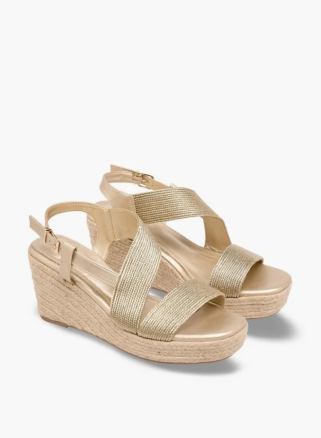 إكستي Women Wedge Heel Espadrille Sandals