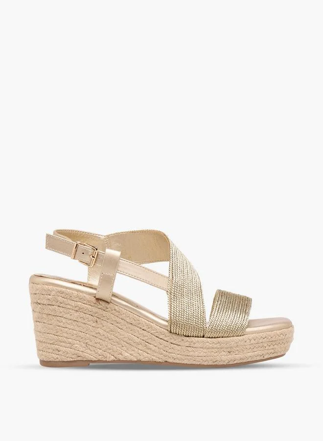 إكستي Women Wedge Heel Espadrille Sandals